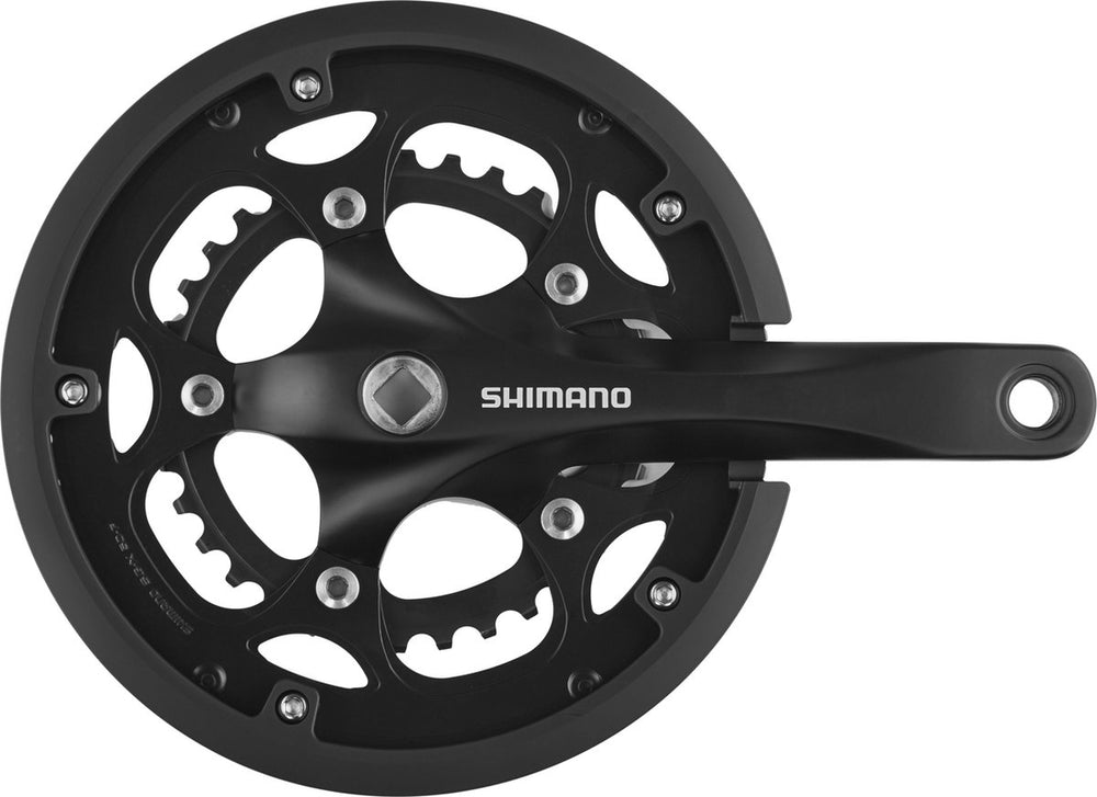 Shimano fc-rs200 crankstel 50 34t – 2x8-speed – 170 mm – vierkante as – zwart