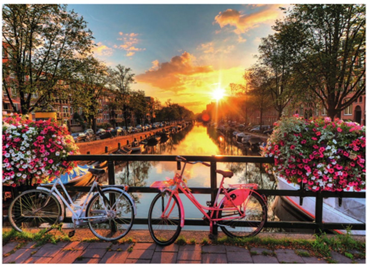 Ravensburger puzzel fietsen 1000st