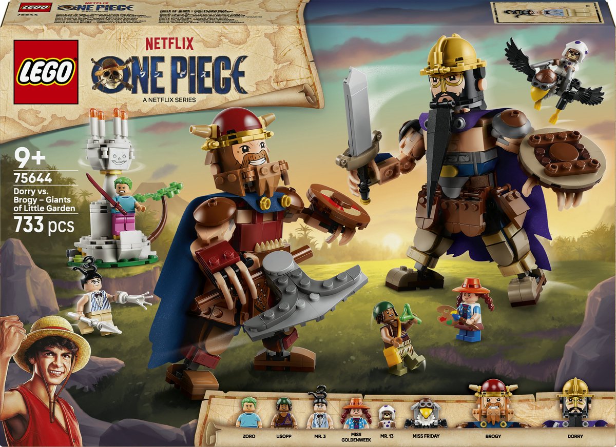 Lego one piece 75644 dorry vs. brogy - reuzen van kleine gaarde