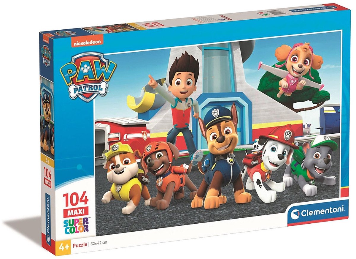 Clementoni maxipuzzel pootpatrouille, 104st.