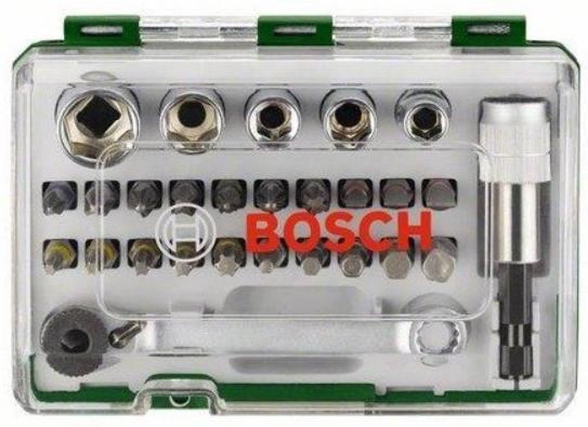 Bosch schroefbit ratelset - 27 delig