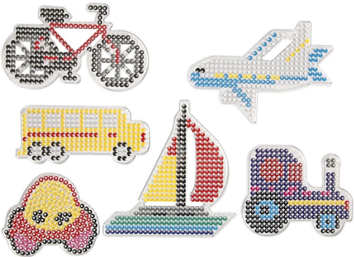 Creativ company https: www.cchobby.nl onderplaat-auto-vliegtuig-boot-trekker-bus-en-fiets-afm-9x9-5-11x16-cm-medium-6-stuk-1-doos
