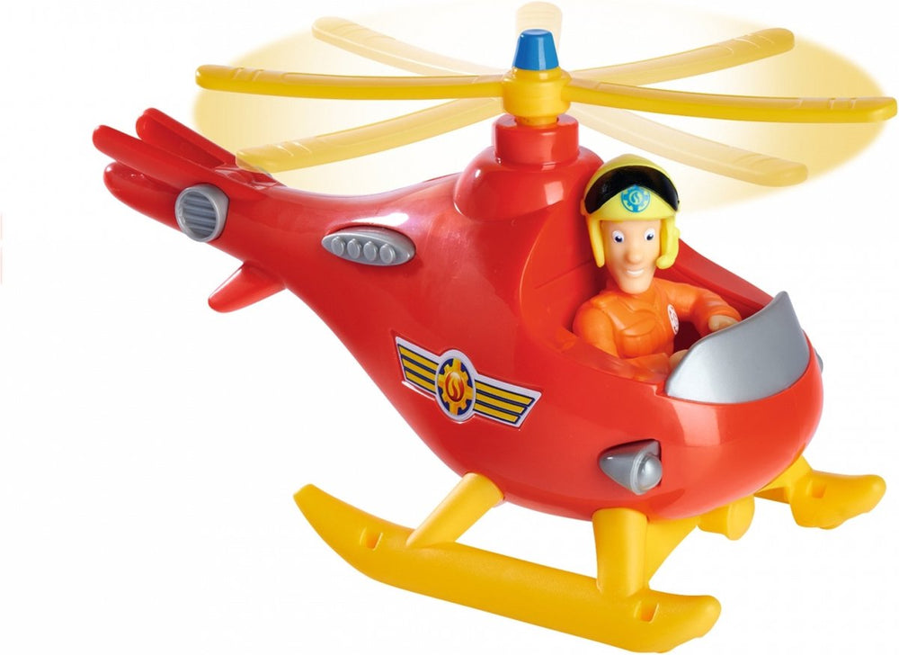 Simba brandweerman Sam Wallaby helikopter met Tom Thomas