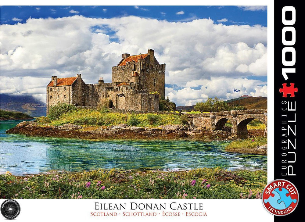 Eurographics - eilean donan castle, scotland - 1000 stukjes - hdr fotografie legpuzzel