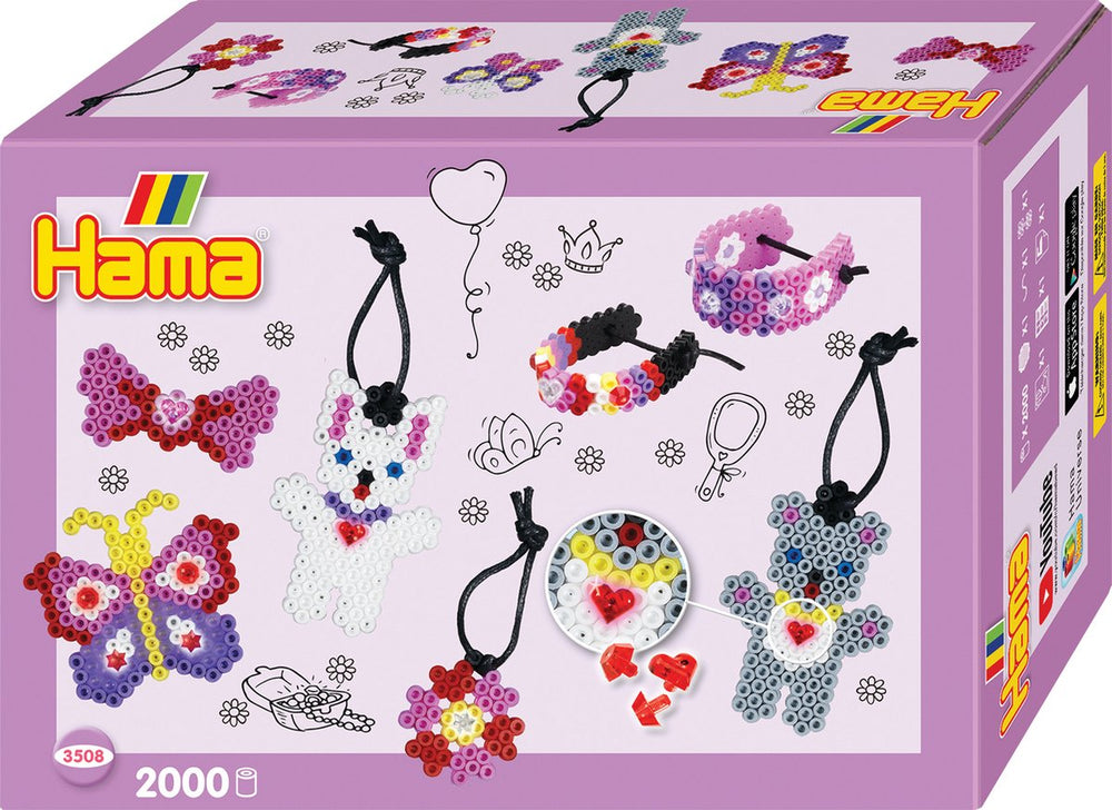 Hama - strijkkralenset - gift box fashion set - 2000 stuks