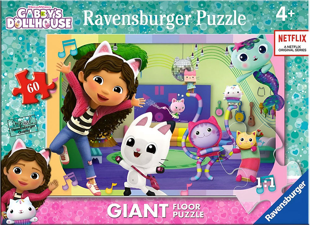 Ravensburger , 60 stukjes gabby's poppenhuis puzzel, veelkleurig