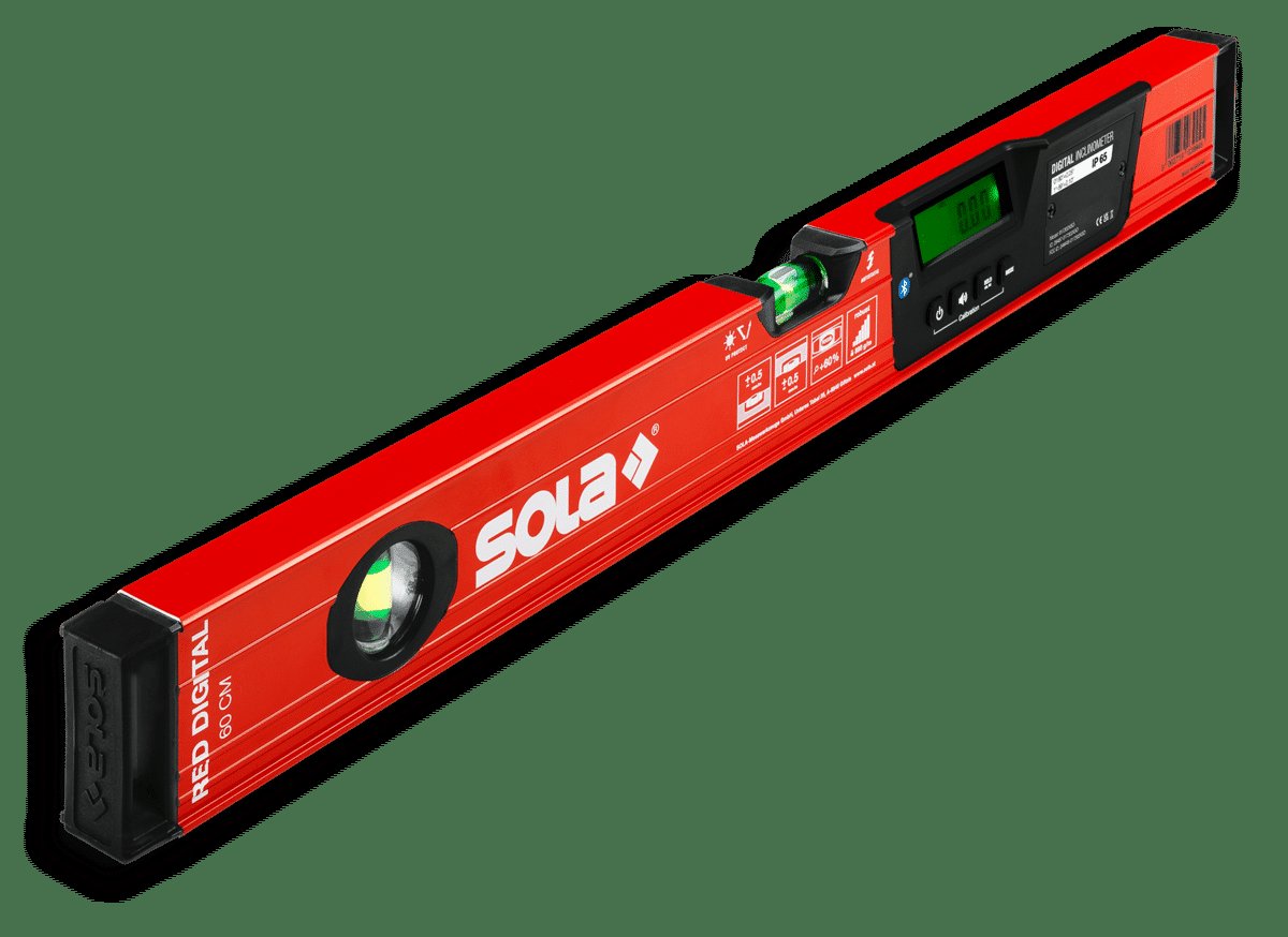 Sola red 60 digital waterpas met bluetooth 60 cm - 01730801 - 0.60 m - rood