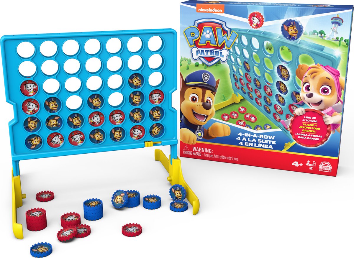 Paw Patrol 4 op een rij