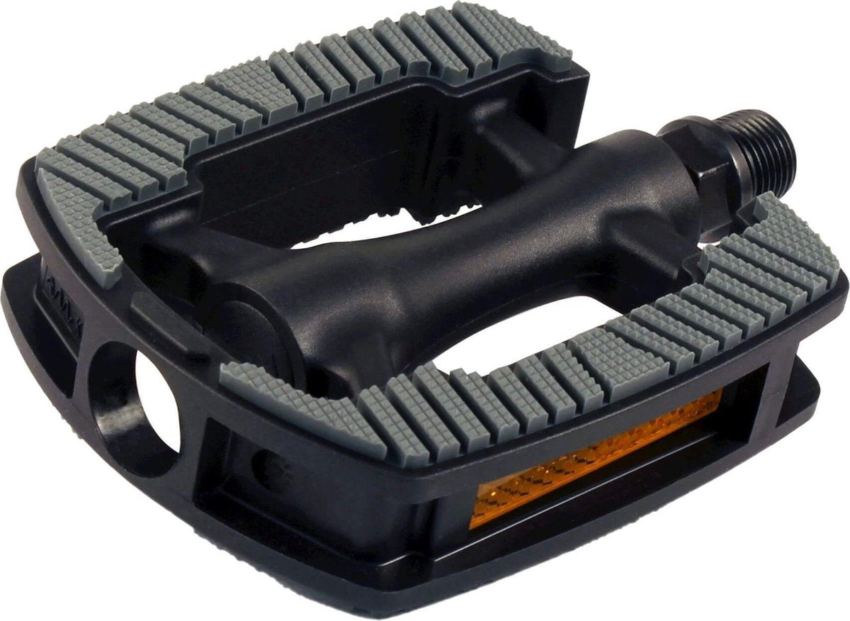 Union Pedalen SP-820 kunststof grijs zwart. 9 16 draad (hangverpakking)