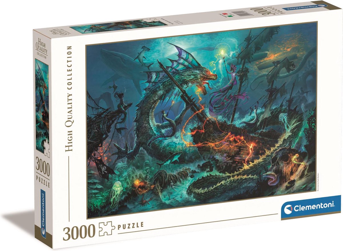 Clementoni legpuzzel de onderwaterstrijd, 3000st.