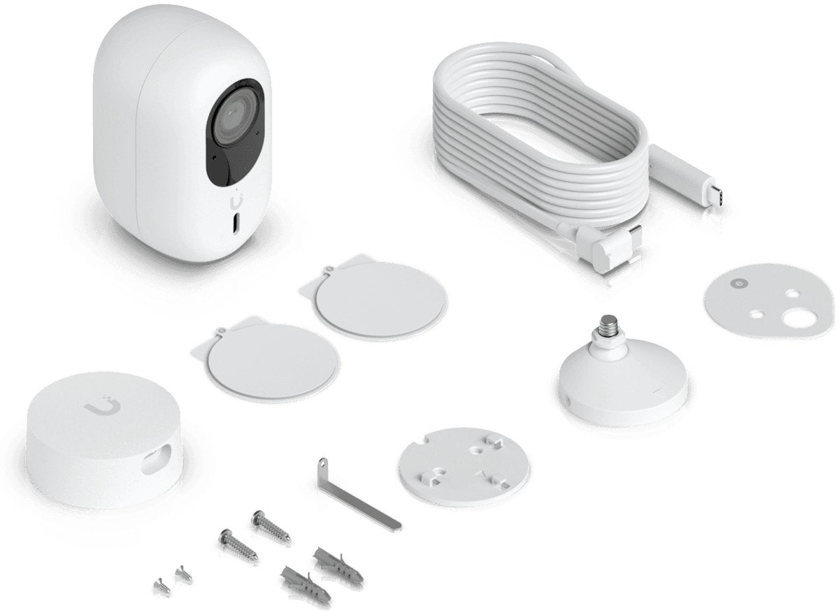 Ubiquiti unifi uvc-g6-ins-w - ip-bewakingscamera - binnen buiten - 8mp resolutie - 4k video - nachtzicht