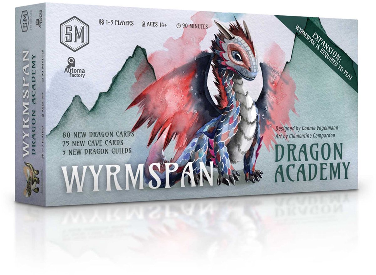 Stonemaier games wyrmspan: dragon academy expansion