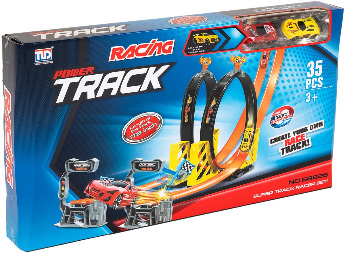 Auto racebaanset looping duel, 35dlg,