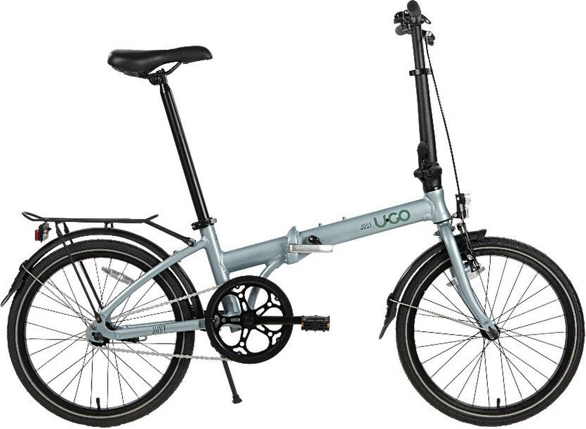 Vélo pliant 20 U-Go Just S1 Single speed - avec frein à rétropédalage V-brake - misty grey