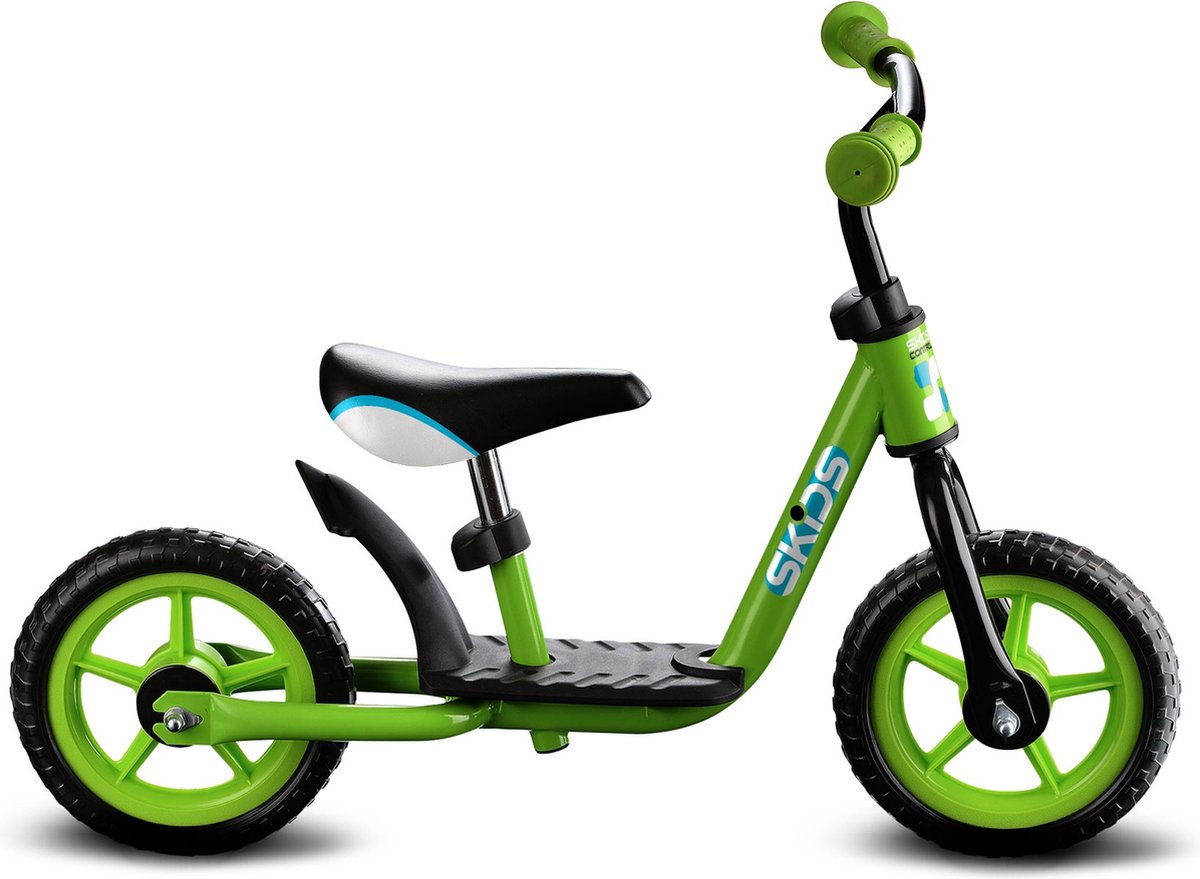 Balance Bike 10 Inch Junior Green Black
