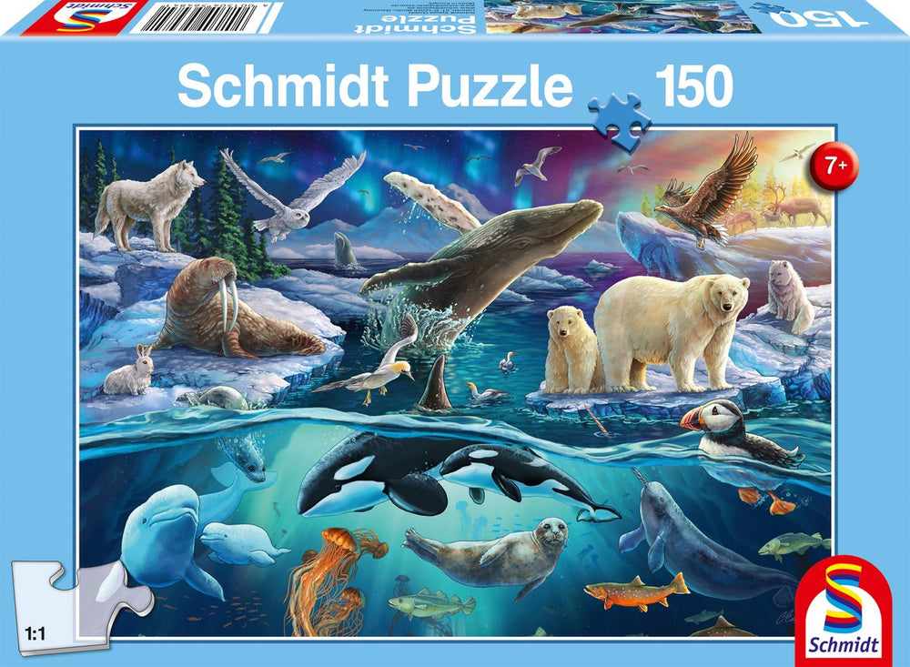 Schmidt - legpuzzel - dieren in het noordpoolgebied - 150 stukjes - kinderen - vanaf 7 jaar