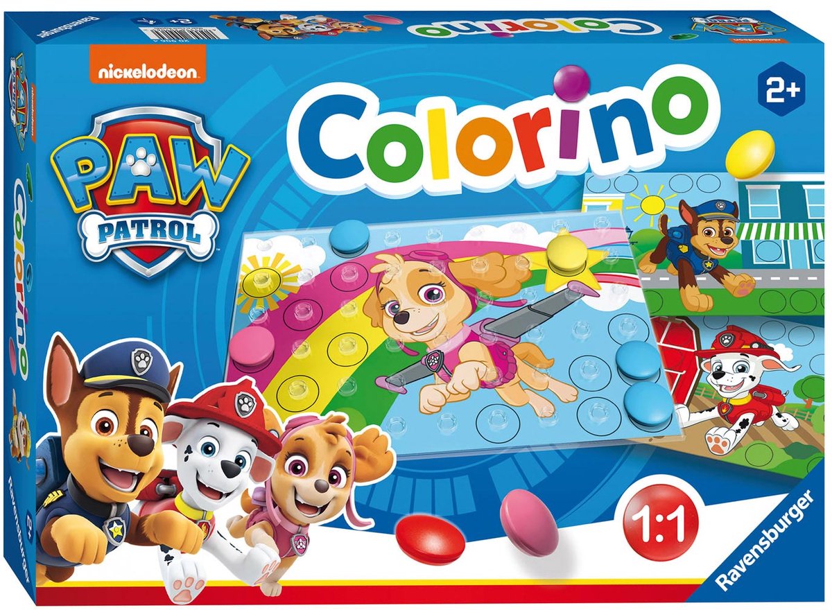 Ravensburger paw patrol colorino - educatief speelgoed