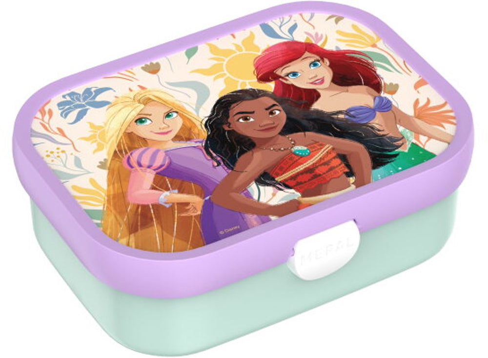 Mepal lunchbox campus - 750 ml - broodtrommel met vakjes voor kinderen - geschikt voor 4 boterhammen - princess power