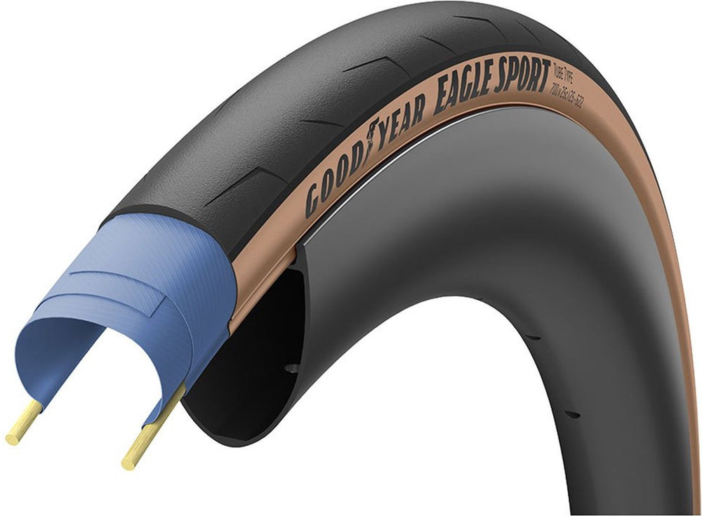 Goodyear - eagle sport 700x25c bruin