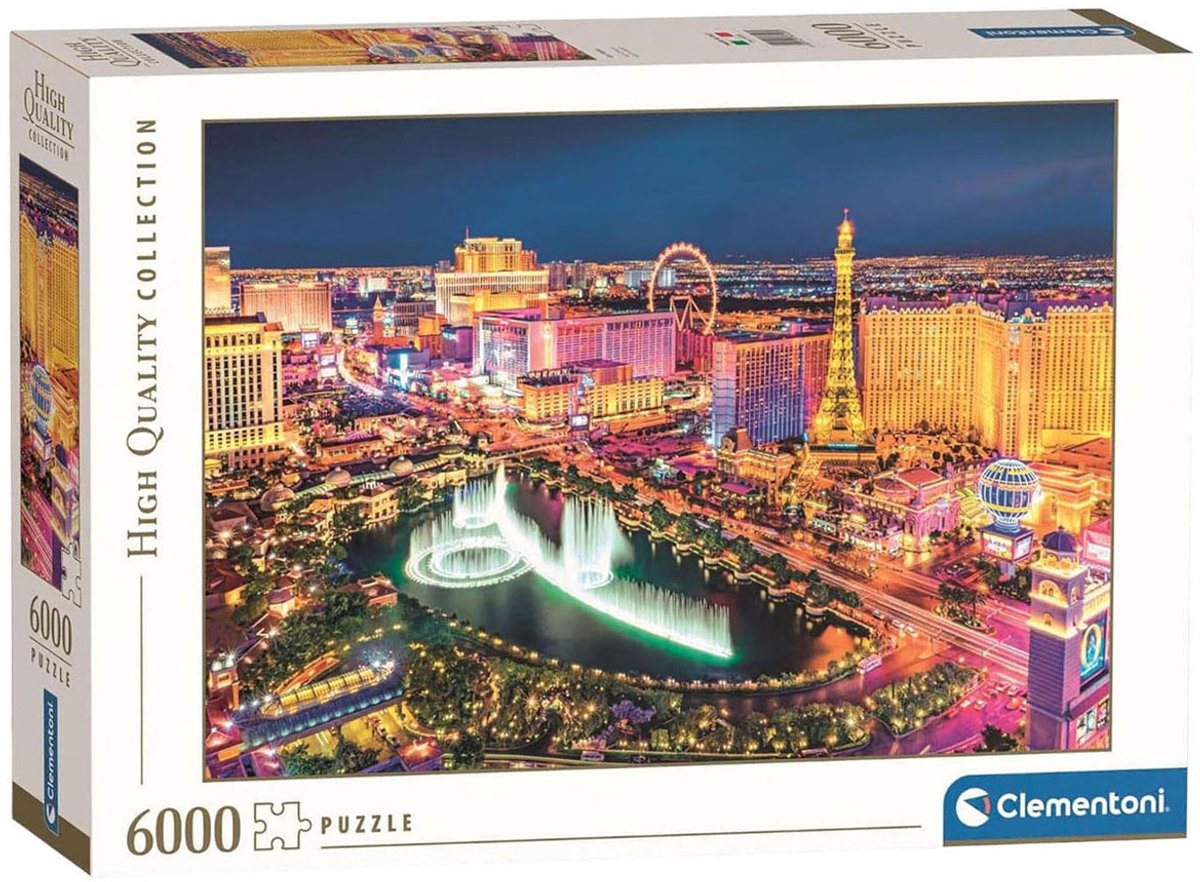 Clementoni legpuzzel las vegas - 6000st.