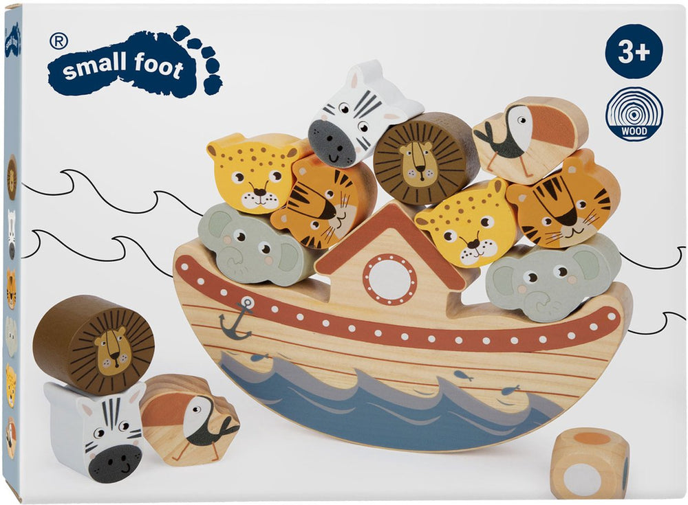 Small foot - wooden safari balancing game