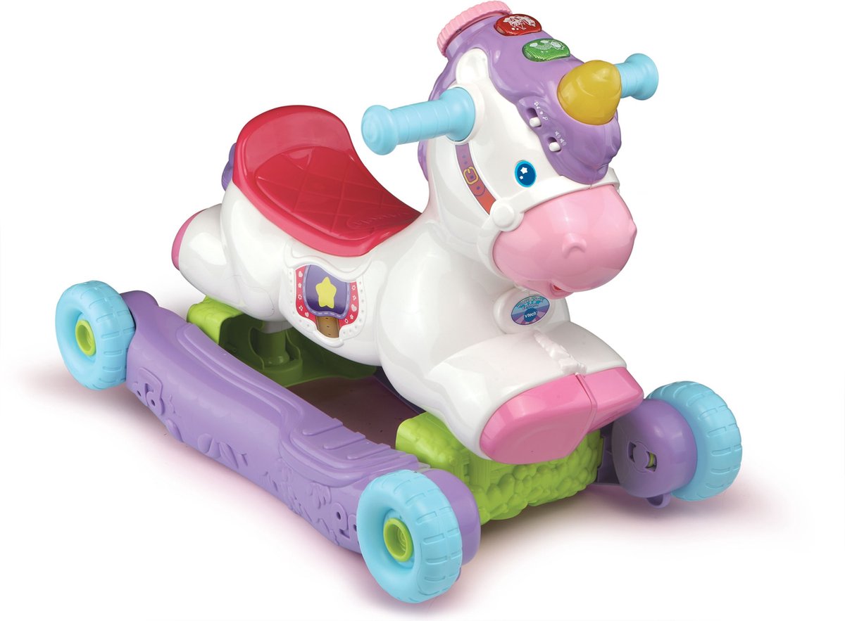 Vtech hobbel en speel eenhoorn - interactief babyspeelgoed - leren muziek - van 1 tot 4 jaar