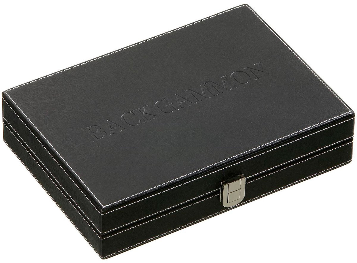 Philos backgammon koffer tinos magnetisch (rood)