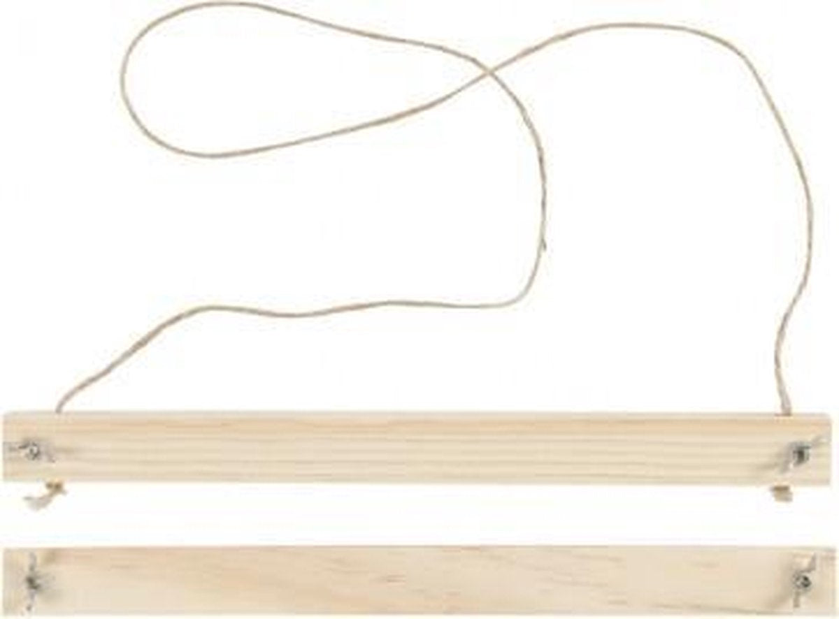 Houten Posterhanger voor A4 formaat.