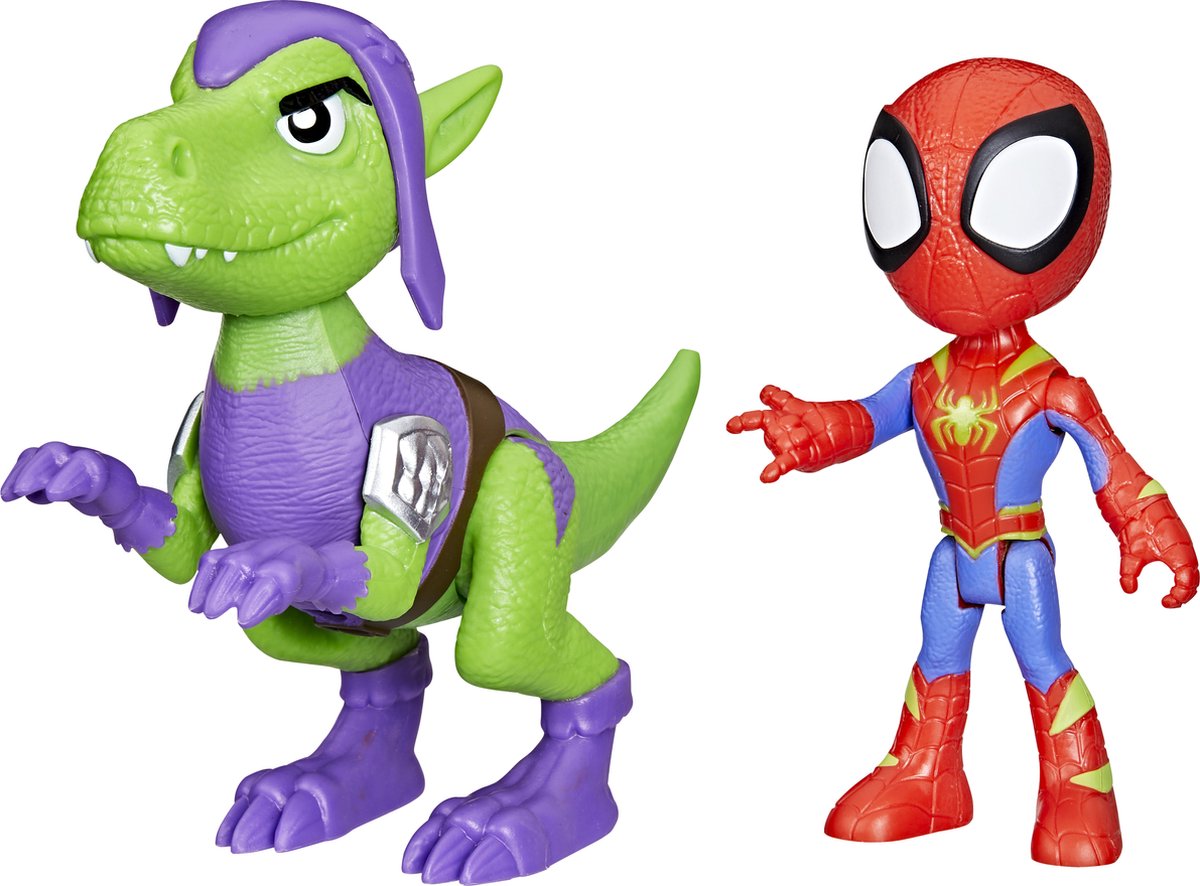 Spider-man spidey and his amazing friends hero dino webs speelfiguren