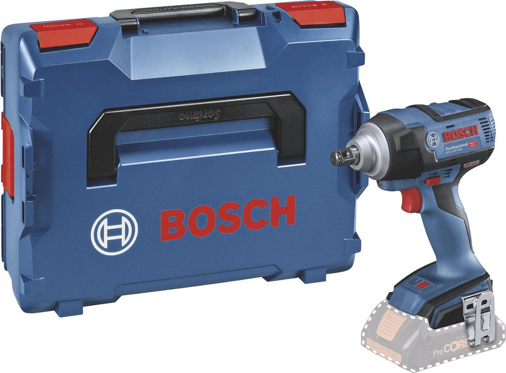 Bosch accu slagmoeraanzetter gds 18v-300 (c g accu en lader niet meegeleverd, pin, ring, klem)