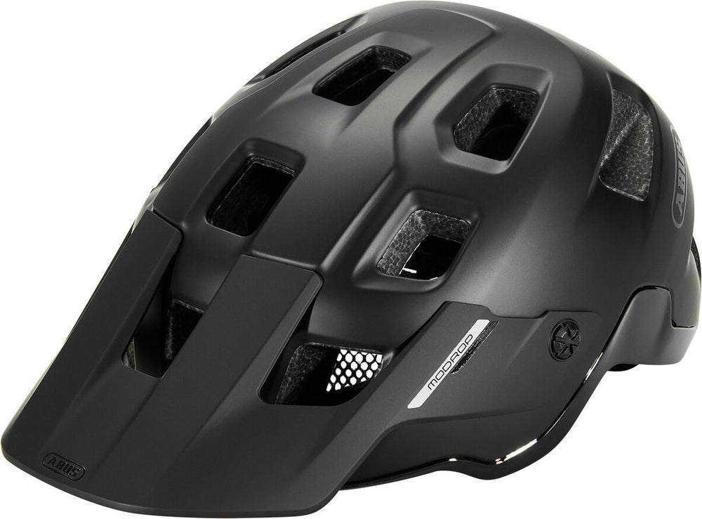 Abus fietshelm modrop mips velvet black s - 51-55 cm - zwart - geschikt voor gebruik op mountainbikes - 340 g