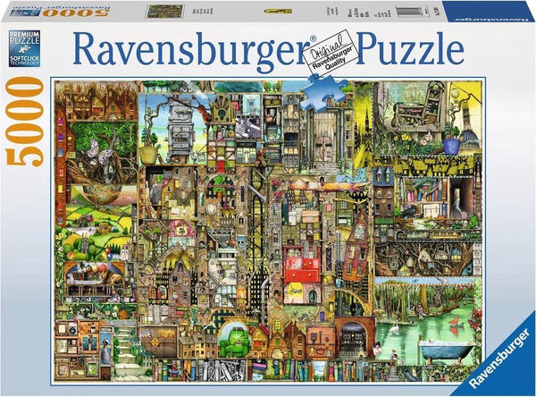 Ravensburger puzzel weird town colin thompson (5000 onderdelen)