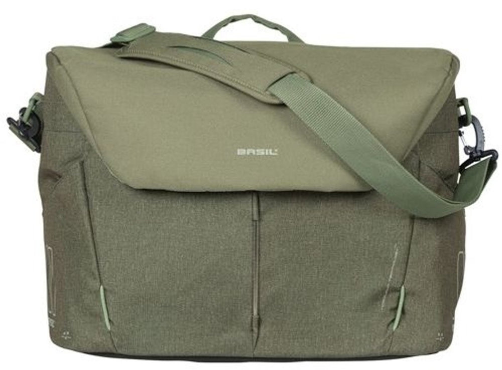 Basil B-Safe Commuter Nordlicht - laptoptas - 17 liter - olijf groen