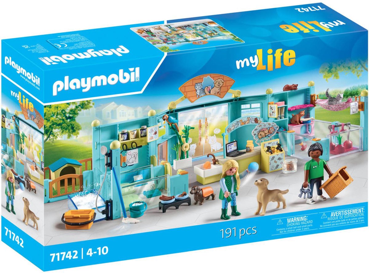 Playmobil my life dierenhotel 71742