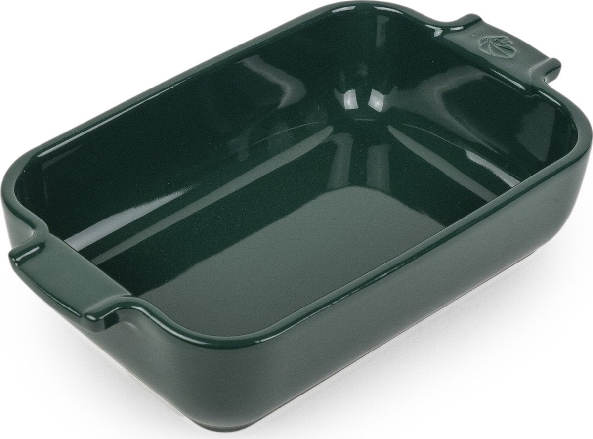 Peugeot appolia ovenschaal 22 cm - bosgroen - rechthoek