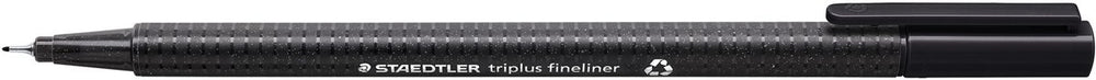 Staedtler fineliner triplus 334 0.3mm zwart | 10 stuks