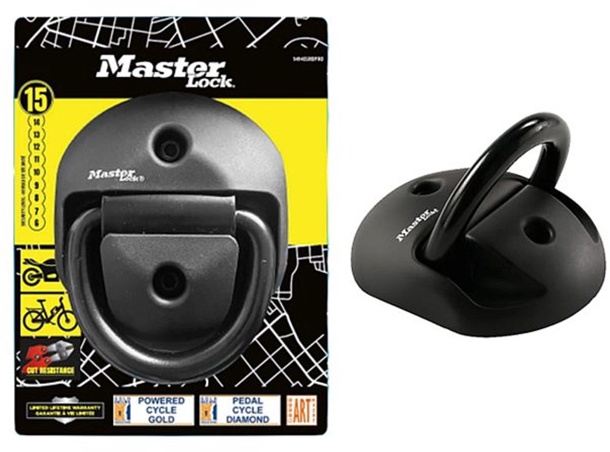 Masterlock grond- en muuranker punt incl. acc