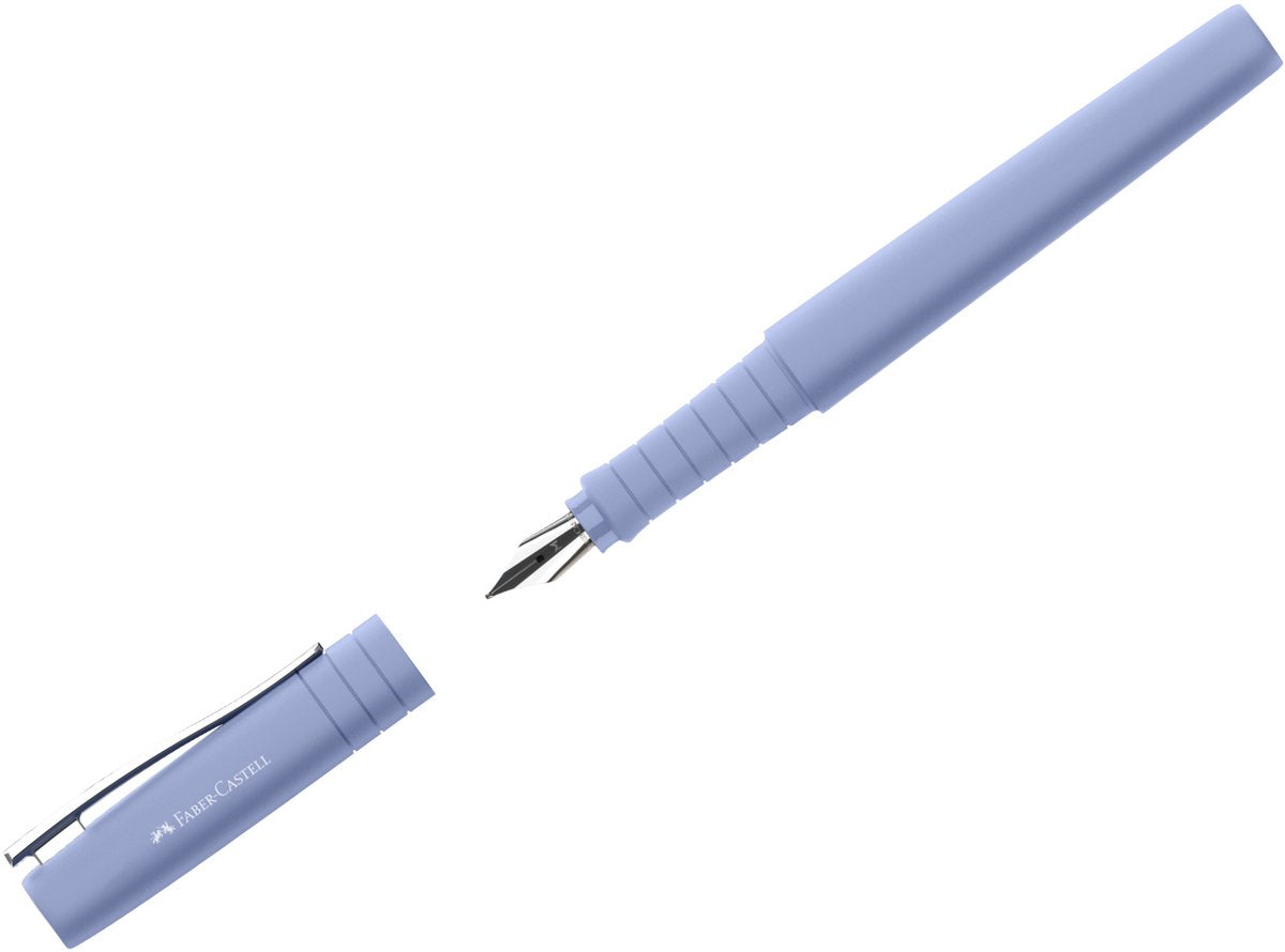 Faber-castell vulpen - poly pen - penpunt f - pale iris - fc-241007