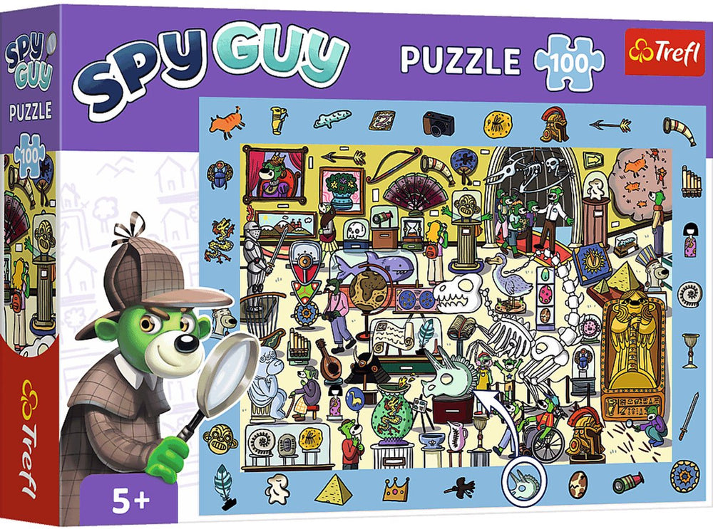 Trefl puzzel 100 stukjes - spy guy museum avontuur - the ik family.