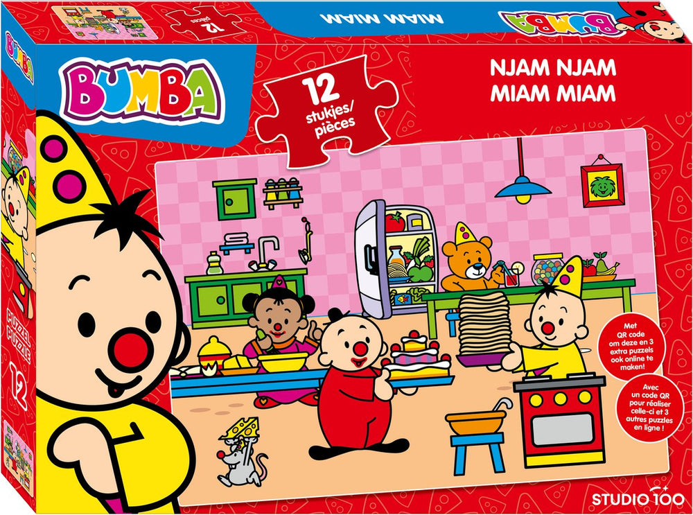 Bumba puzzel njam njam - 12st.