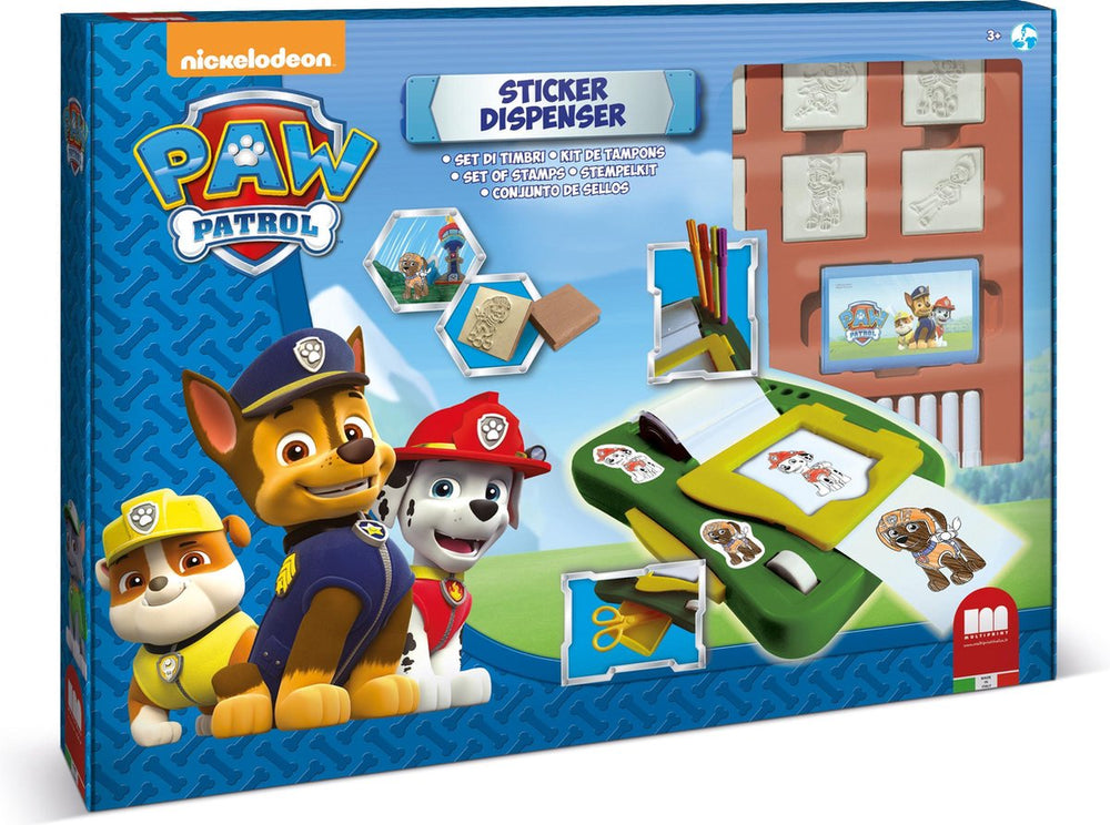 Multiprint Paw Patrol stickermachine set