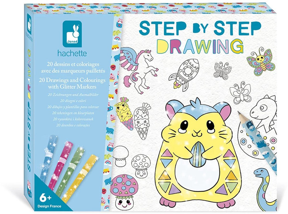 Janod - step-by-step drawing - complete knutselset