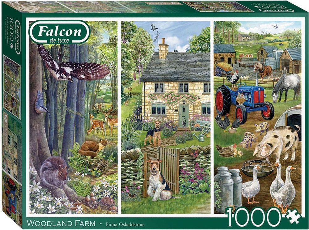 Jumbo valk beenpuzzel - bosboerderij, 1000st.
