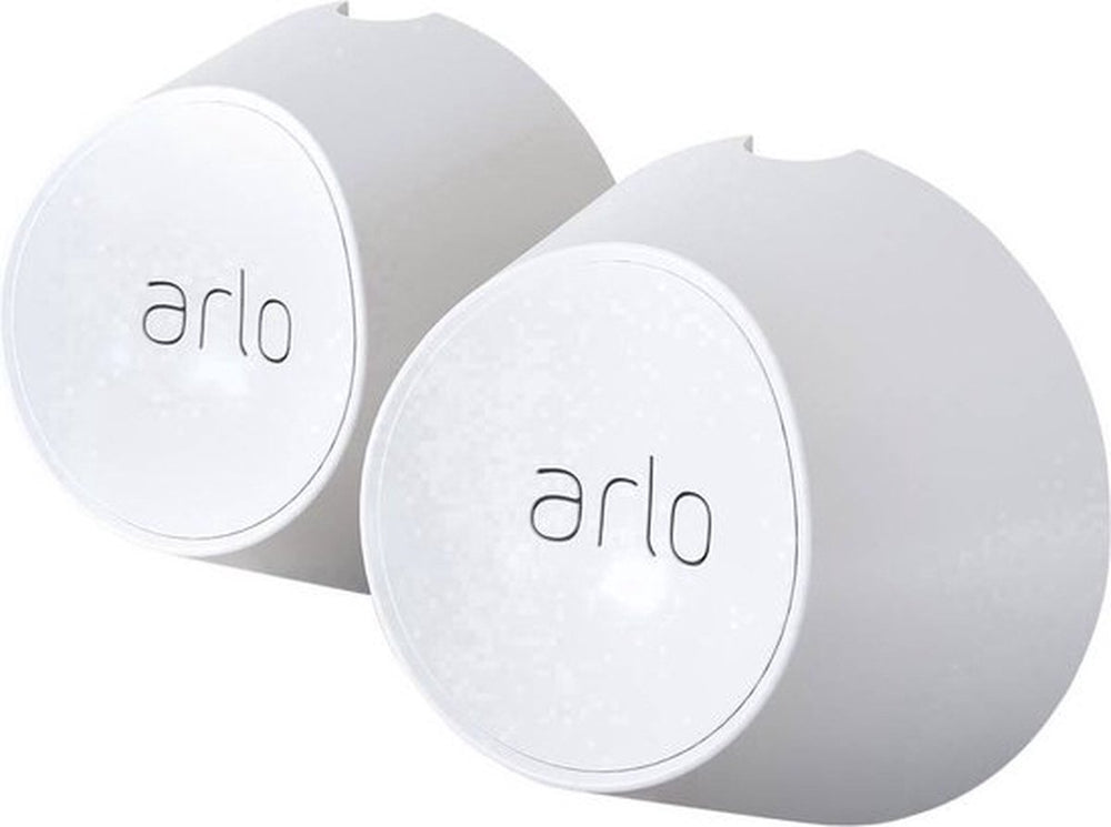 Arlo magnetisch wandmontage (wit) - wandmontage - gecertificeerd accessoire - magnetisch wandmontage, weersbestendig - compatibel met ultra 2, ultra, pro 5, pro 4, pro 3 beveilingingscamera's, set van 2 - vma5000-10000s