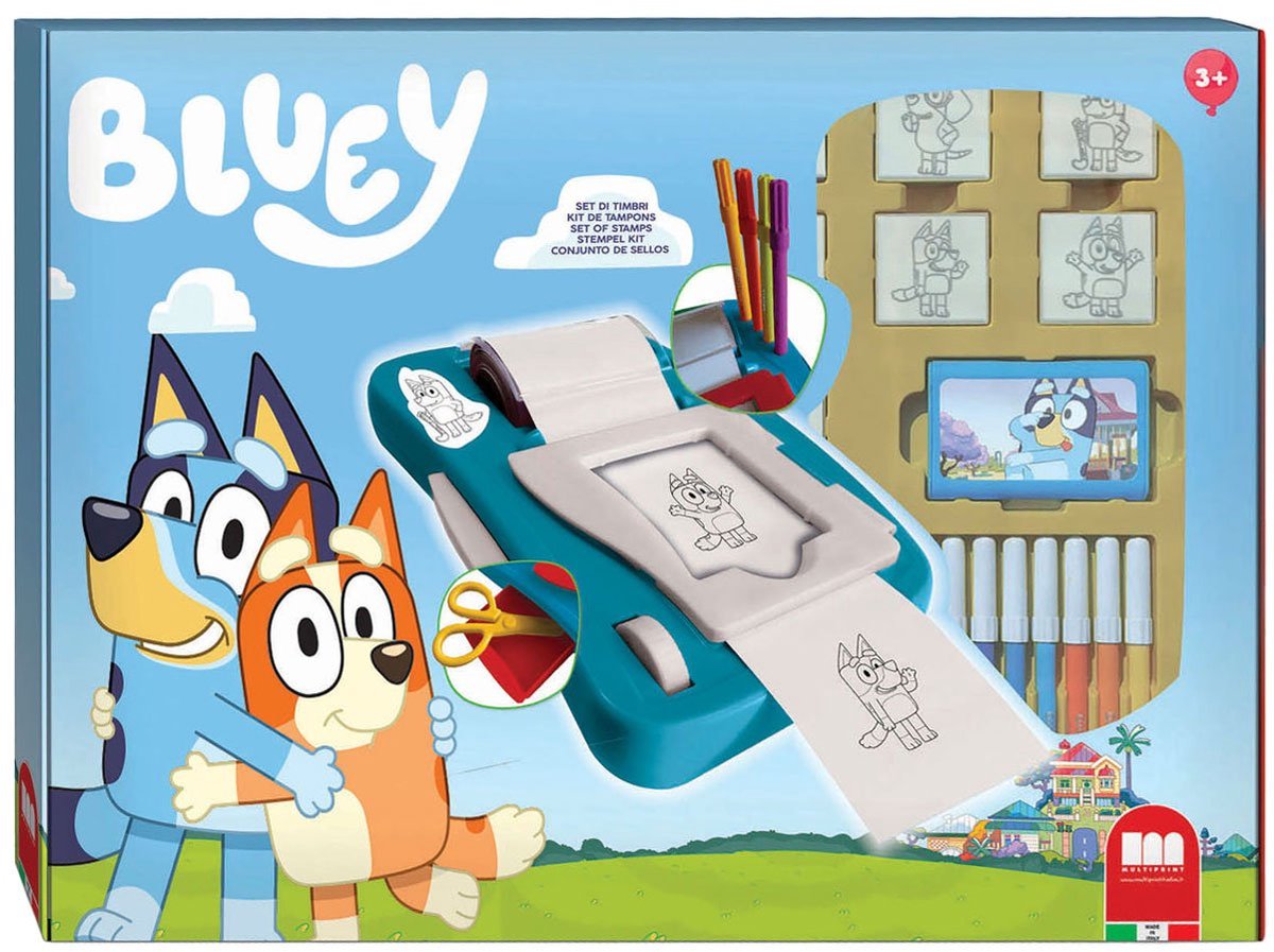 Multiprint Bluey stickermachine set