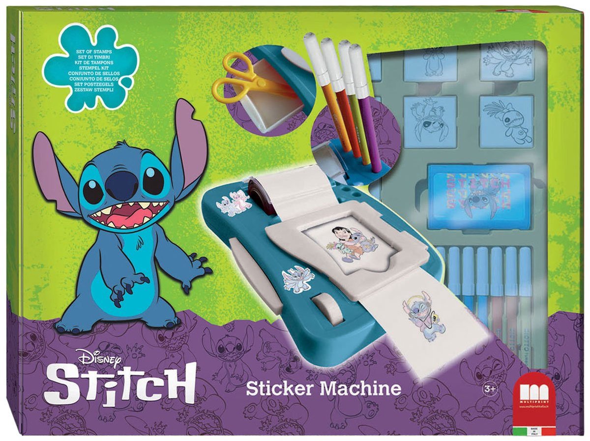 Multiprint steek stickermachine set