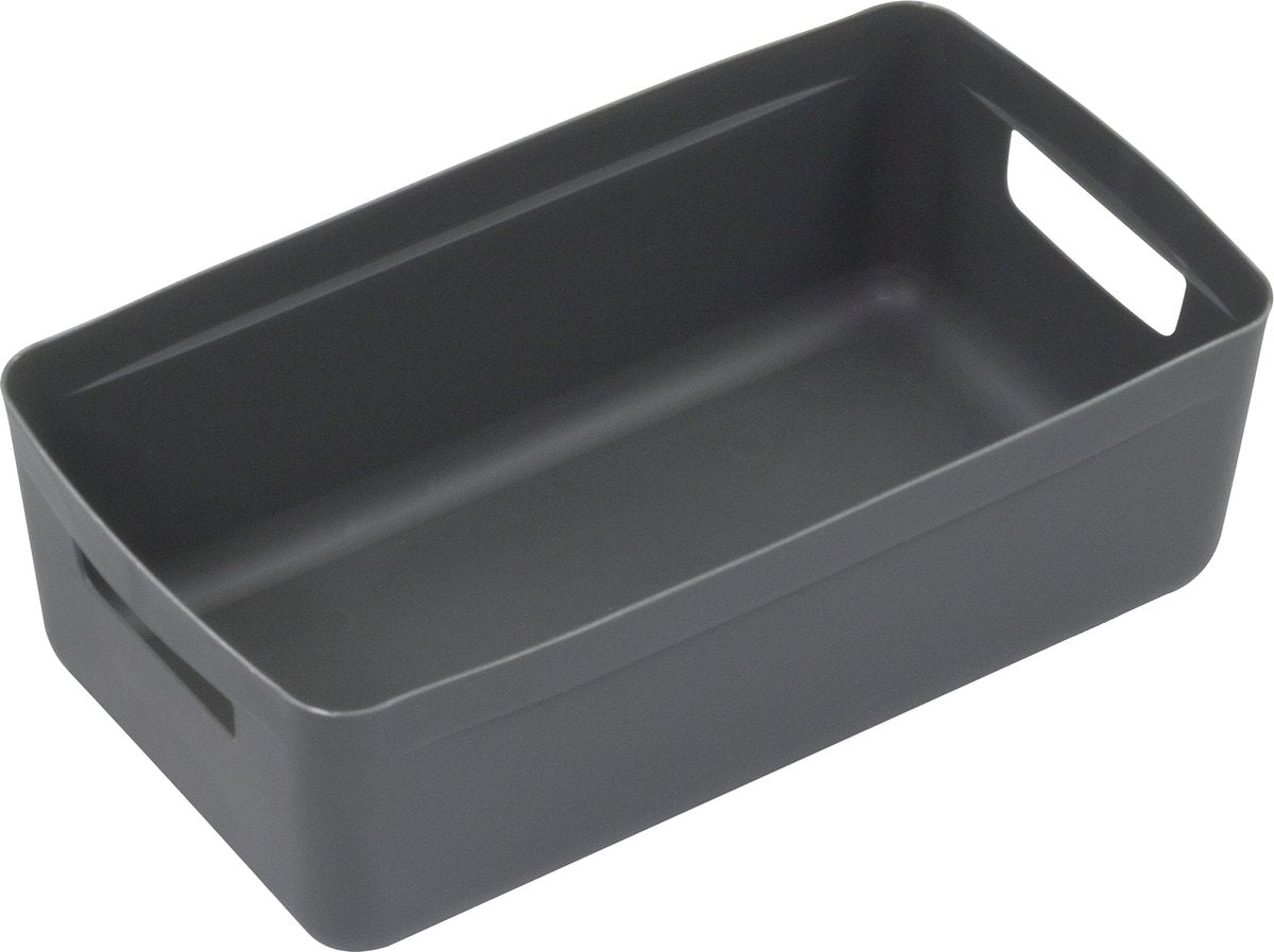 Kangaro opbergbox - opbergdoos - 5 liter - pp antraciet - k-670112