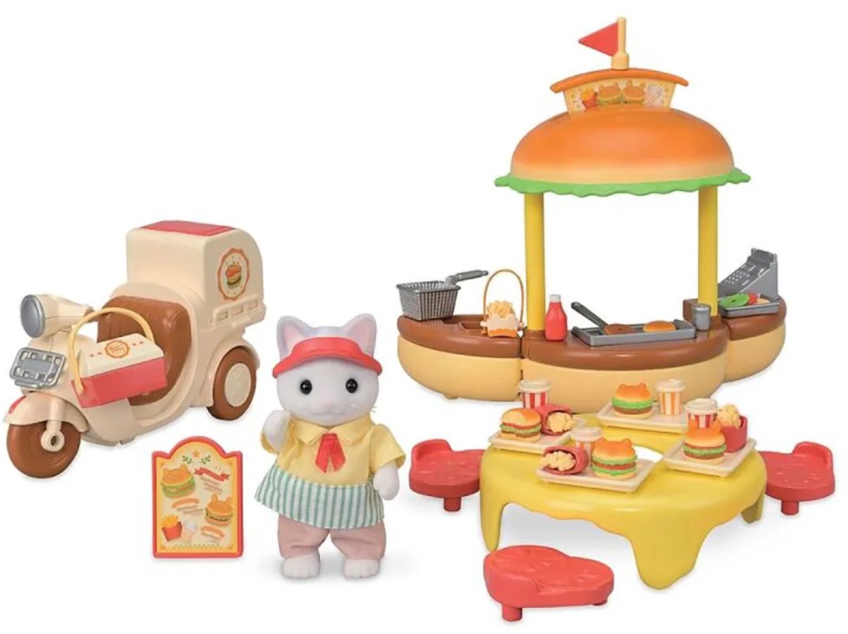 Sylvanian families 5757 hamburger stand