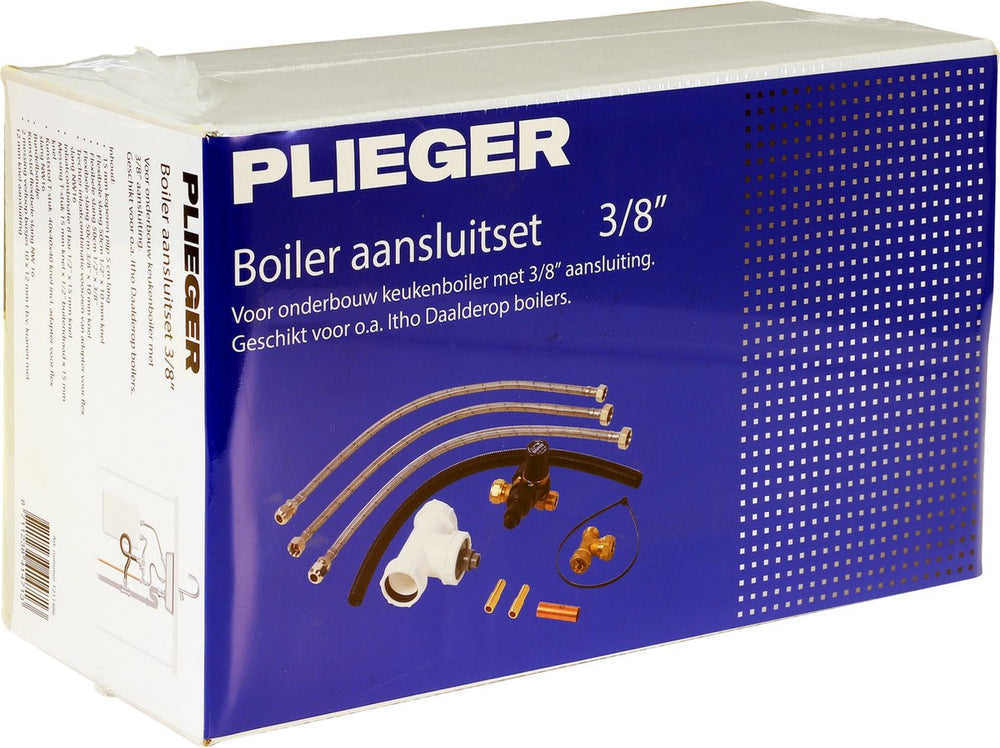 Plieger complete boileraansluitset - 3 8 - voor daalderop boilers