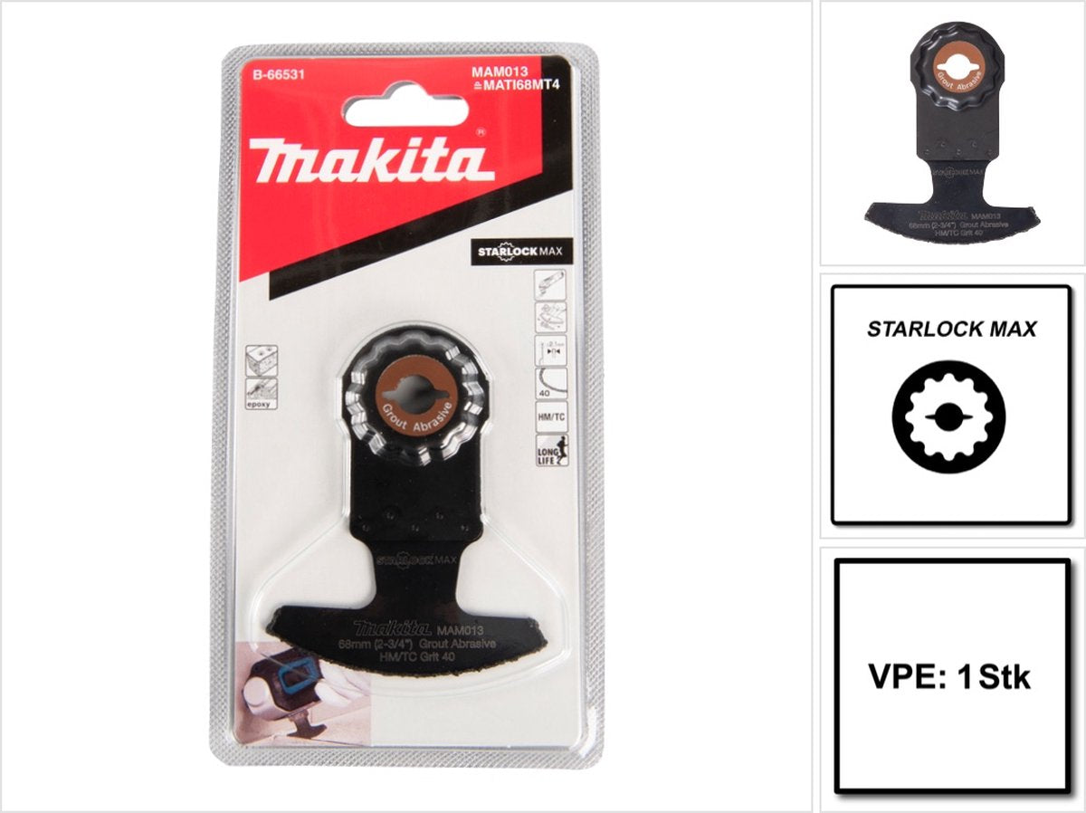 Makita b-66531 mam013 segmentfrees hm 68x30mm k40